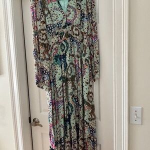 Oliphant cocktail party super fun long dress